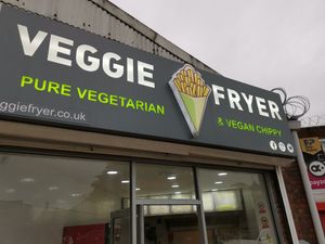 A chip shop where a vegetarian can eat everything on the menu at Veggie Fryer in Walsall