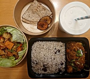 Tasty dinner at Yooow Vegan in South East London