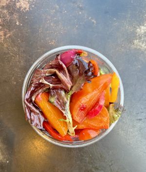 Beet salad  at Inverness Park Market in Inverness