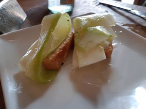 Free tapa at Santa y Pura in Madrid