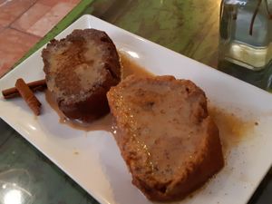 Easter special: torrijas veganas at Santa y Pura in Madrid