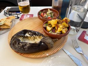 The Escalante appetizer was spectacular  at Santa y Pura in Madrid