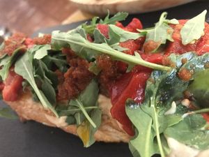 Tosta Chauen at Santa y Pura in Madrid