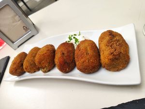 Croquetas at Santa y Pura in Madrid