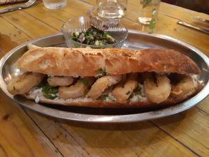 Bocadillo de calamares at Santa y Pura in Madrid