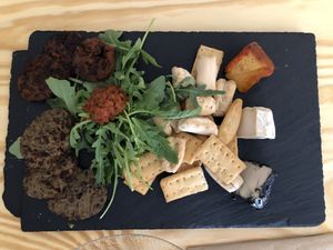 Platter at Santa y Pura in Madrid