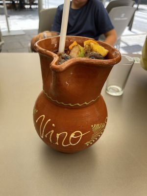 Sangria  at Santa y Pura in Madrid