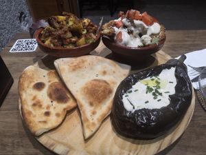 Entrante especial #Veganuary at Santa y Pura in Madrid