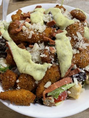 Cesar Salad  at Santa y Pura in Madrid