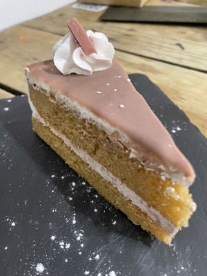 Chocolate cheesecake   at Santa y Pura in Madrid