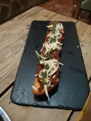 Tosta Mallorquina #Veganuary at Santa y Pura in Madrid