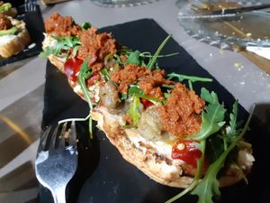 Tosta Chauen at Santa y Pura in Madrid