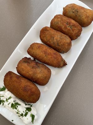 Boletus croquetas ❤️  at Santa y Pura in Madrid