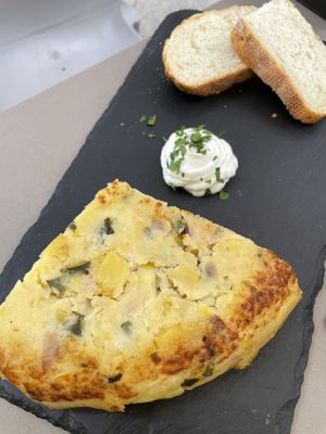 Tortilla  at Santa y Pura in Madrid