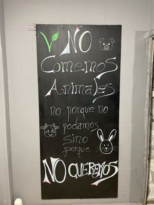 Go vegan  at Santa y Pura in Madrid