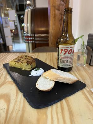Tortilla  at Santa y Pura in Madrid