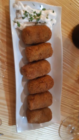 Croquettes at Santa y Pura in Madrid