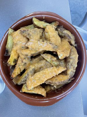 Patatas bravas (big portion)  at Santa y Pura in Madrid