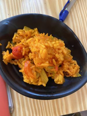 Paella free appetizer   at Santa y Pura in Madrid