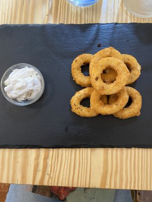 Calamari   at Santa y Pura in Madrid