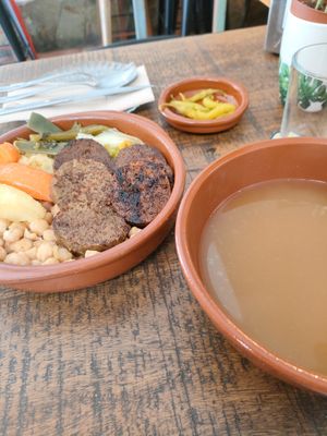 Cocido at Santa y Pura in Madrid