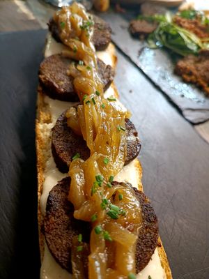 Morcilla como nunca!! at Santa y Pura in Madrid