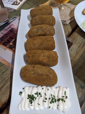 Croquetas at Santa y Pura in Madrid