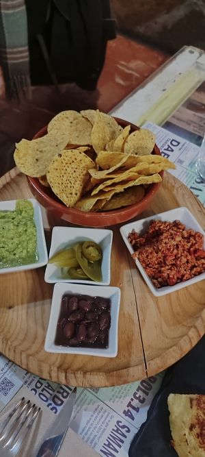 nachos at Santa y Pura in Madrid