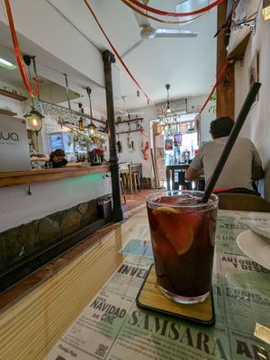 Tinto de verano at Santa y Pura in Madrid