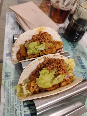 Tacos at Santa y Pura in Madrid