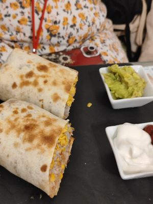 Burrito at Santa y Pura in Madrid