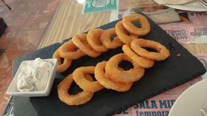 Calamaris at Santa y Pura in Madrid