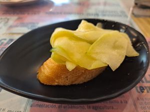 Tapas at Santa y Pura in Madrid