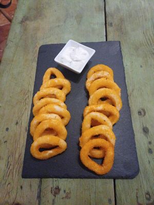 Vegan calamari, Santa y Pura, 7 November 2024 at Santa y Pura in Madrid