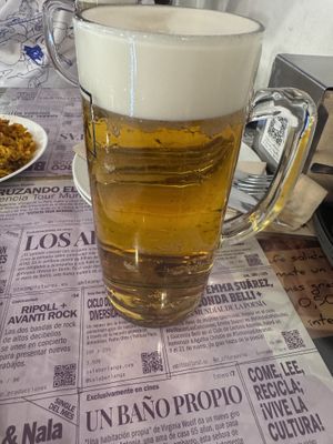 Beer   at Santa y Pura in Madrid