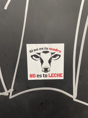 🐄❤️  at Santa y Pura in Madrid