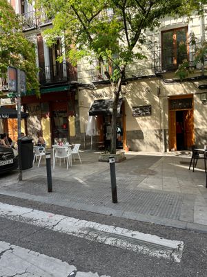 Modest on the outside. at Santa y Pura in Madrid