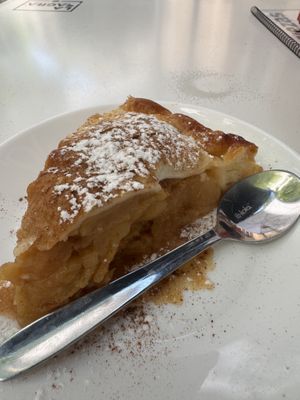 Apple pie  at Santa y Pura in Madrid