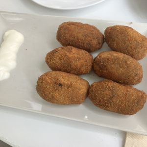 Croquetas  at Santa y Pura in Madrid