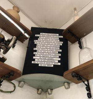 La maglietta che indosserei alle cene con i parenti…  at Santa y Pura in Madrid