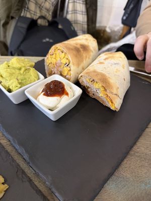 Burrito - could have been more spicy  at Santa y Pura in Madrid