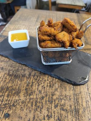 Lágrimas de Heura (o de aceite) at Santa y Pura in Madrid