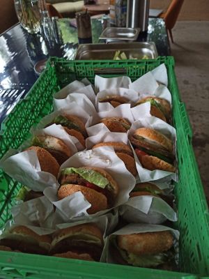 vegan burger catering  at EMILIA - Vegan Bistro & Catering in Zittau