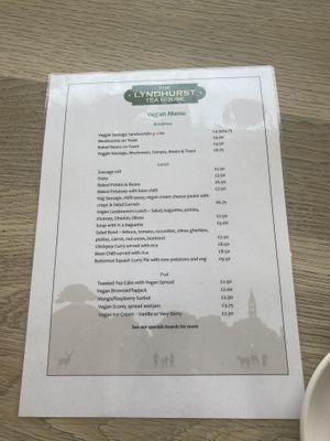   at The Lyndhurst Tea House in Lyndhurst