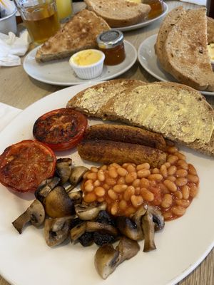 Vegan Breakfast (served all day) at The Lyndhurst Tea House in Lyndhurst