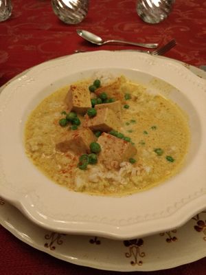 Tofu Curry at Amber House Bed & Breakfast in Rocheport