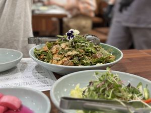Acorn jelly salad  at Nanulteo - 나눌터 in Suncheon