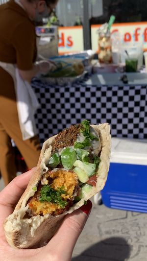 Vegan Schwarma! at Cosmic Vinyl in Los Angeles