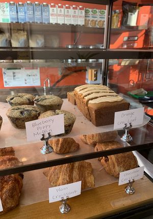 All vegan pastries  at Cosmic Vinyl in Los Angeles
