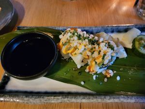 Vegan sushi was lekker pittig at De Ridderhof in Maassluis